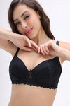 Zivame Padded Non Wired Medium Coverage T-Shirt Bra - Black — thumbnail 5