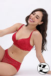 Zivame Padded Non Wired Medium Coverage T-Shirt Bra - Wine — thumbnail 1