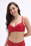 Zivame Padded Non Wired Medium Coverage T-Shirt Bra - Wine — thumbnail 2