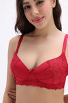 Zivame Padded Non Wired Medium Coverage T-Shirt Bra - Wine — thumbnail 5