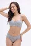 Zivame Padded Non Wired 3/4th Coverage Strapless Bra - Grey — thumbnail 2