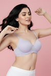 Zivame Padded Regular Wired 3/4th Coverage Tshirt Bra - Thistel — thumbnail 3