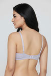 Zivame Padded Non Wired Medium Coverage Tshirt Bra - Thistel — thumbnail 2