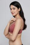Zivame Padded Regular Wired 3/4th Coverage Tshirt Bra - Polka — thumbnail 4