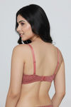 Zivame Padded Non Wired 3/4th Coverage Tshirt Bra - Polka — thumbnail 3