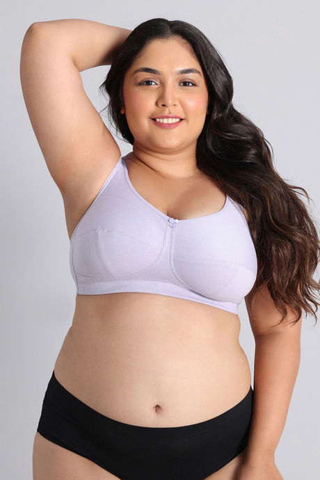 Zivame True Curv Double Layered Non Wired Full Coverage Super Support Bra - Thistel — image 2