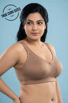 Zivame True Curv Double Layered Non Wired Full Coverage Super Support Bra - Roebuck — thumbnail 1