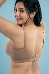 Zivame True Curv Double Layered Non Wired Full Coverage Super Support Bra - Roebuck — thumbnail 2