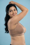 Zivame True Curv Double Layered Non Wired Full Coverage Super Support Bra - Roebuck — thumbnail 3