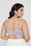 Zivame True Curv Double Layered Non Wired Full Coverage Super Support Bra - Thistel — thumbnail 2