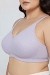 Zivame True Curv Double Layered Non Wired Full Coverage Super Support Bra - Thistel — thumbnail 4
