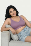 Zivame True Curv Double Layered Non Wired Full Coverage Super Support Bra - Valerian — thumbnail 4