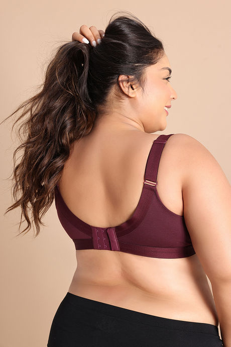Zivame True Curv Double Layered Non Wired Full Coverage Minimiser Bra - Fig — image 3