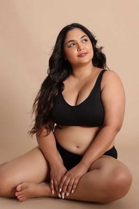 Zivame True Curv Double Layered Non Wired Full Coverage Minimiser Bra - Tap Shoe — image 5