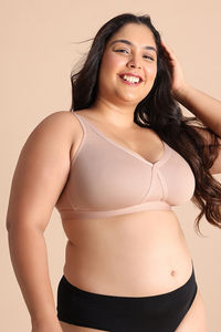 Zivame True Curv Double Layered Non Wired Full Coverage Super Support Bra - Roebuck — thumbnail 2