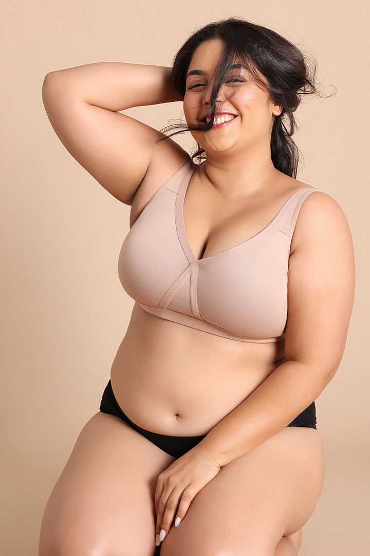 Zivame True Curv Double Layered Non Wired Full Coverage Super Support Bra - Roebuck — image 4