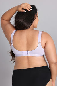 Zivame True Curv Double Layered Non Wired Full Coverage Super Support Bra - Thistel — thumbnail 4
