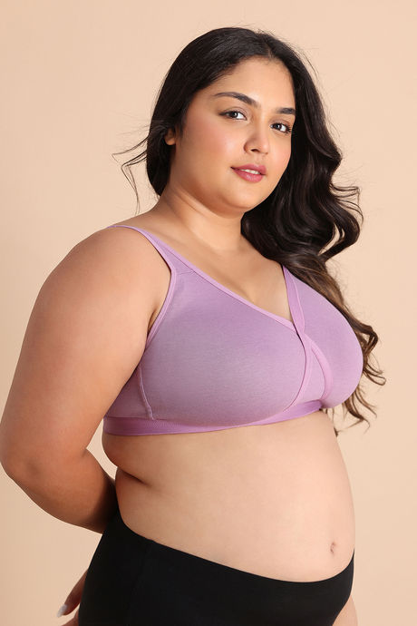 Zivame True Curv Double Layered Non Wired Full Coverage Super Support Bra - Valerian — image 2