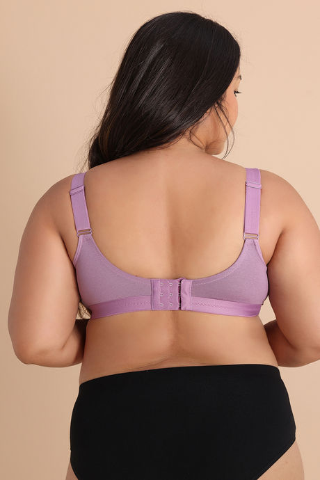 Zivame True Curv Double Layered Non Wired Full Coverage Super Support Bra - Valerian — image 3