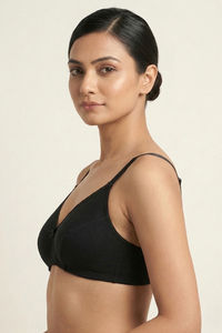 Zivame Double Layered Non Wired 3/4th Coverage Tshirt Bra - Tap Shoe — thumbnail 5