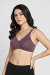 Zivame Double Layered Non Wired 3/4th Coverage Tshirt Bra - Flint — thumbnail 1
