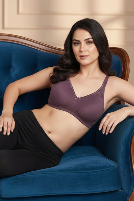 Zivame Double Layered Non Wired 3/4th Coverage Tshirt Bra - Flint — image 4