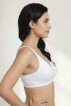 Zivame Double Layered Non Wired 3/4th Coverage Tshirt Bra - White — thumbnail 4