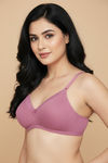 Zivame Padded Non Wired 3/4th Coverage Tshirt Bra - Polignac — thumbnail 3