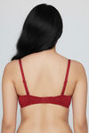 Zivame Bare Whispers Padded Non Wired Medium Coverage Lace Bra - Scooter — thumbnail 2