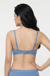 Zivame Padded Regular Wired Medium Coverage Tshirt Bra - Riviera — thumbnail 2