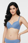 Zivame Padded Regular Wired Medium Coverage Tshirt Bra - Riviera — thumbnail 3