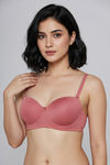 Zivame Padded Regular Wired 3/4th Coverage Strapless Bra - Rosette — thumbnail 2