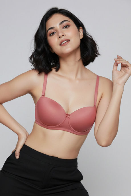 Zivame Padded Regular Wired 3/4th Coverage Strapless Bra - Rosette — image 4
