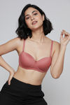 Zivame Padded Regular Wired 3/4th Coverage Strapless Bra - Rosette — thumbnail 4