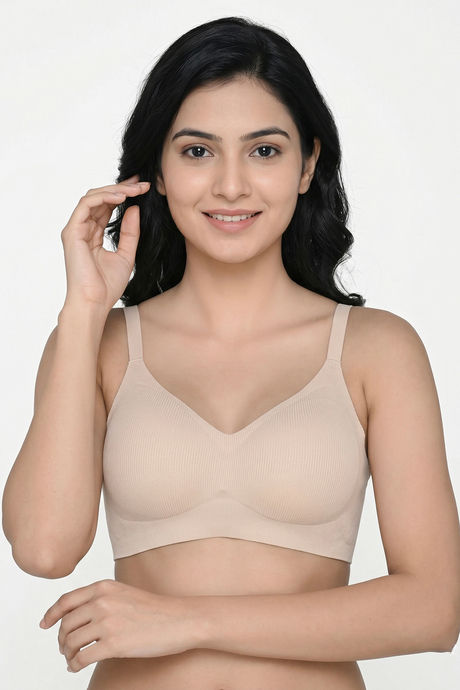 Zivame Padded Non Wired 3/4th Coverage Tshirt Bra - Pink — image 4