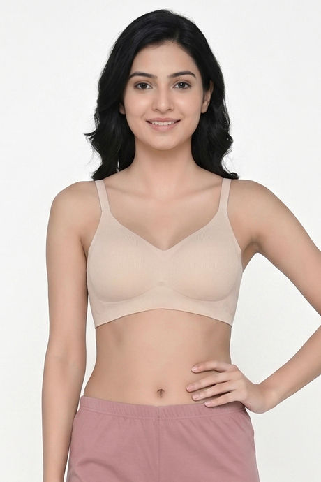 Zivame Padded Non Wired 3/4th Coverage Tshirt Bra - Pink — image 5