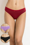 Zivame Medium Rise Full Coverage Hipster Panty (Pack of 3) - Multicolor — thumbnail 1