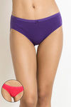 Zivame Medium Rise Three-Fourth Coverage Hipster Panty (Pack of 2) - Multicolor — thumbnail 12