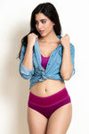 Rosaline Medium Rise Full Coverage Tummy Tucker Hipster Panty (Pack of 2) - Multicolor — thumbnail 5