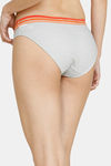 Zivame Urban Leisure Lace Medium Rise Three-Fourth Coverage Hipster Panty - Grey Melange — thumbnail 3