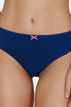 Zivame Low Rise Zero Coverage Thong - Navy Peony — thumbnail 4