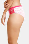 Zivame Anti-Microbial Medium Rise Full Coverage Hipster Panty (Pack of 2) - Multicolor — thumbnail 3
