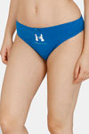 Zivame Low Rise Zero Coverage Thong - Mykonos Blue — thumbnail 3