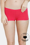 Zivame Low Rise Full Coverage Boyshorts - Raspberry — thumbnail 1