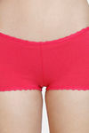 Zivame Low Rise Full Coverage Boyshorts - Raspberry — thumbnail 4