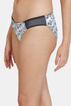 Zivame Pixel Play Low Rise Full Coverage Bikini Panty - Anthracite — thumbnail 4