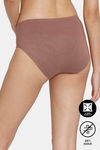 Zivame Natural Collective Low Rise Full Coverage Hipster Panty - Nutmeg — thumbnail 2