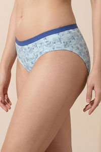 Zivame Tom & Jerry Low Rise Full Coverage Bikini Panty - Clearwater — thumbnail 3