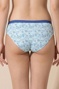 Zivame Tom & Jerry Low Rise Full Coverage Bikini Panty - Clearwater — thumbnail 4