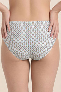 Zivame Zellij Dreams Low Rise Full Coverage Hipster Panty - Plume — thumbnail 4